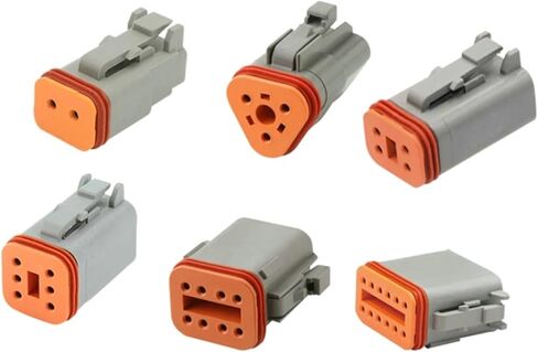 Connector DT06-2S/DT04-2P 2P 3P 4P 6P 8P 12P with pins 22-16AWG(DT-8pin) in Saudi Arabia