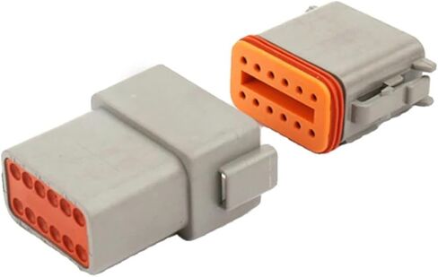Connector DT06-2S/DT04-2P 2P 3P 4P 6P 8P 12P with pins 22-16AWG(DT-8pin) in Saudi Arabia