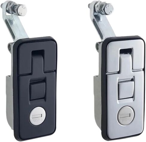 Compression Lock Latch Handle for Camper Trailer Truck Motorhome Suitcase Luggage 1Pcs(Black-S-with Key) in Kuwait