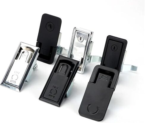 MS726 Adjustable Grip Compression Latch with Key Handle Cylinder Panel Lock 1Pcs(MS726-1A Black) in Saudi Arabia