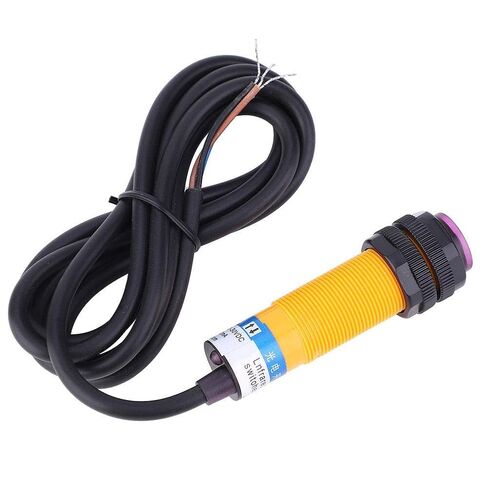 10PCS Infrared Diffuse Photoelectric Switch, E3F-DS30C4 M18 Proximity Switch, Optical Three Lines NPN NO (Normally Open) 30 cm Detection Distance10-30VDC Obstacle Avoidance Sensor Module in Saudi Arabia