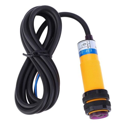 10PCS Infrared Diffuse Photoelectric Switch, E3F-DS30C4 M18 Proximity Switch, Optical Three Lines NPN NO (Normally Open) 30 cm Detection Distance10-30VDC Obstacle Avoidance Sensor Module in Saudi Arabia
