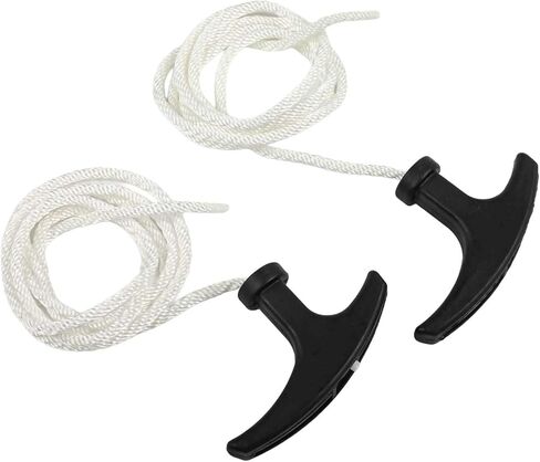 2-Pack Rebound Pull Cord Starter Rope for 49cc Mini Motorcycles, Quad Bikes, and ATVs – 950 mm Length, 3 mm Thickness, Ergonomic Plastic Handle in Saudi Arabia