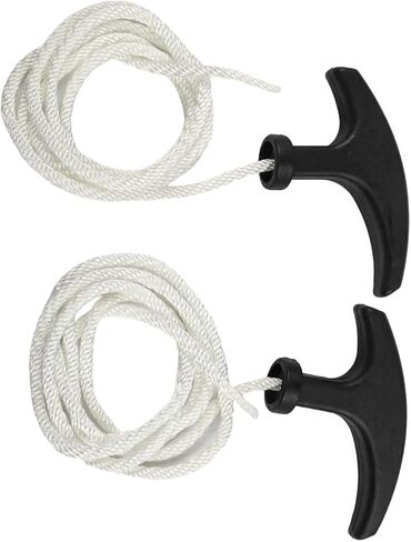 سحب الحبل كاتب مع مقبض مريح وبكرة الارتداد 950 مم حبل للدراجات النارية 49cc دراجات رباعية ATVs جزازات العشب والمناشير 2-حزمة in Kuwait