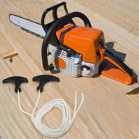 سحب الحبل كاتب مع مقبض مريح وبكرة الارتداد 950 مم حبل للدراجات النارية 49cc دراجات رباعية ATVs جزازات العشب والمناشير 2-حزمة in Kuwait