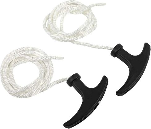 سحب الحبل كاتب مع مقبض مريح وبكرة الارتداد 950 مم حبل للدراجات النارية 49cc دراجات رباعية ATVs جزازات العشب والمناشير 2-حزمة in Kuwait