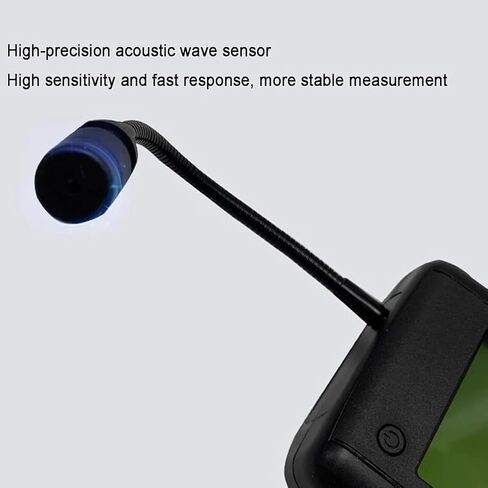 مقياس شد الحزام الصوتي، مقياس شد الحزام المتكامل مع شاشة LCD بإضاءة خلفية ومسبار اتجاه قابل للتعديل، نطاق قياس 10 هرتز - 680 هرتز وتخزين 20 معلمة للحزام، للأحزمة على شكل حرف V متعددة الأضلاع in Kuwait
