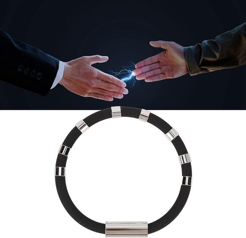 Antistatic Wristband, Nontoxic Wristband to Eliminate Static Electricity from The Body for Running (Black) in Kuwait