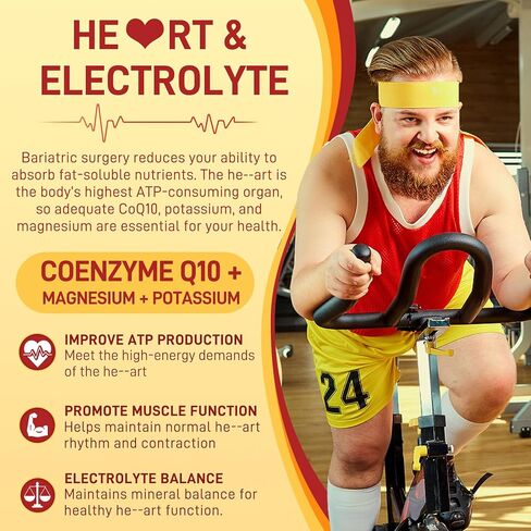 Liposomal Methylated Bariatric Multivitamin Gummies with Iron for Women & Men, High Absorption Multivitamin w/CoQ 10, Probiotic, Digestive Enzymes Support Gastric Bypass & Sleeve Recover, Energy,1Pack in Saudi Arabia
