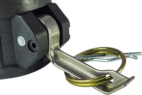 نوع التركيب البحري B-150 Camlock، محول مضخة ذكر 1.5 بوصة NPT لخزانات القوارب، نقل سوائل المياه باللونين الأسود والرمادي in Saudi Arabia