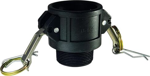 نوع التركيب البحري B-150 Camlock، محول مضخة ذكر 1.5 بوصة NPT لخزانات القوارب، نقل سوائل المياه باللونين الأسود والرمادي in Saudi Arabia