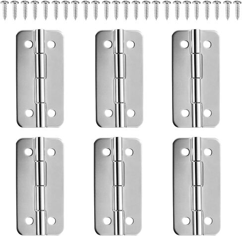 BOXOB 3pcs Stainless Steel Cooler Hinges, Ice Chest Replacement Parts with 12 Screws Compatible with Igloo Coolers Fits 25 to 165 Quart in Saudi Arabia