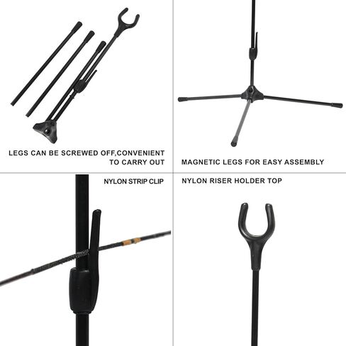 حامل القوس المنحني، رف حامل القوس خفيف الوزن من الألياف الزجاجية لقوس الإزالة الطويل in Kuwait