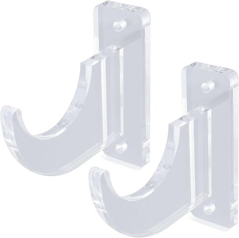 HEVSTIL 2PCS Light Saber Wall Mount – Heavy Duty Acrylic Display Rack – Holds 30 lbs – Vertical Sword Holder for Light sabers, Swords, Axes – Easy Install – for Home, Office, Store, Bar in Saudi Arabia