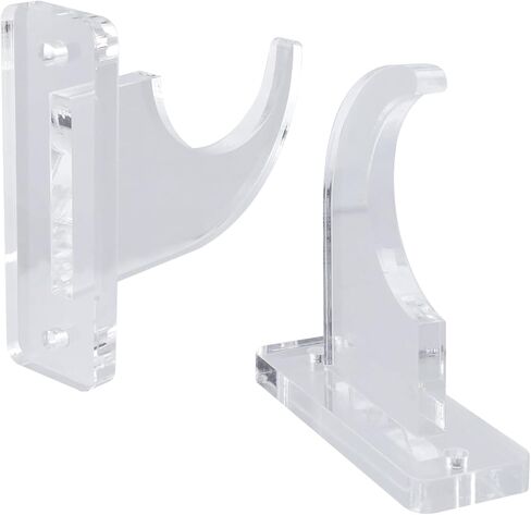 HEVSTIL 2PCS Light Saber Wall Mount – Heavy Duty Acrylic Display Rack – Holds 30 lbs – Vertical Sword Holder for Light sabers, Swords, Axes – Easy Install – for Home, Office, Store, Bar in Saudi Arabia