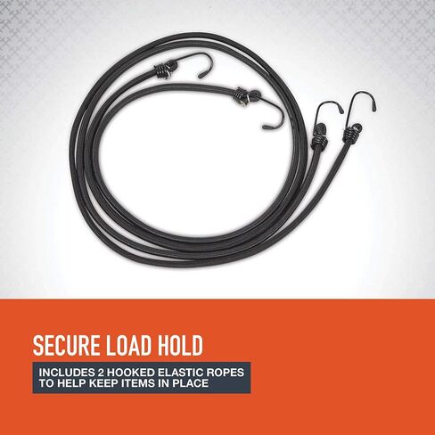 Ironton Foldable Hand Truck, 500 lb Heavy Duty Dolly with 6 Wheels, Compact 3.74" Fold, Adjustable Handle & Base, 17" x 12.6" Non-Slip Platform, Includes 2 Elastic Ropes. in Kuwait