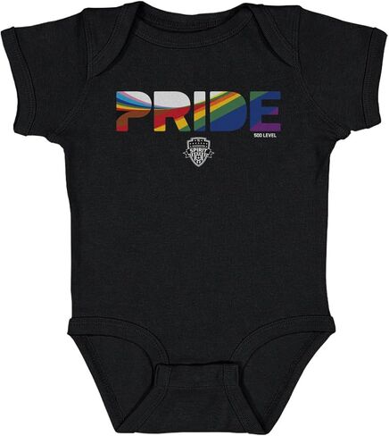 500 LEVEL Washington Spirit Pride Stripes 2025 One-Piece Infant Bodysuit in Saudi Arabia