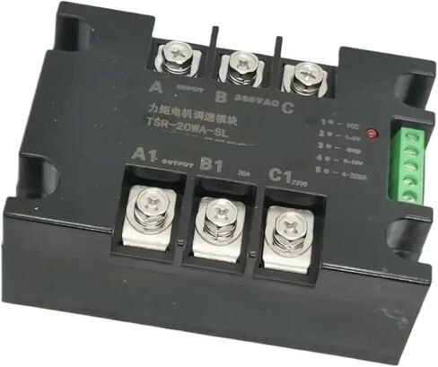 وحدة تنظيم سرعة محرك عزم الدوران ثلاثي الطور TSR-10WA-SL 10A، يمكن الاتصال بإشارة 4-20mA 0-10V (TSR-40WA-SL) in Saudi Arabia