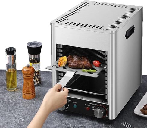 Smokeless in-frared Electric Broiler,1700W Electric Steak Grill,Steak Grill Oven,Commercial Steak Stove with Timer, for Carnivores Time Temperature Adjustable in Saudi Arabia