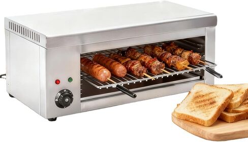 2000w Electric Cheese Melter Grill, Commercial Salamander Broiler Stainless Steel Cheese Melter Machine Countertop Salamander Broiler for Melt Cheese, Toast Sandwiches, Grill Steaks in Saudi Arabia