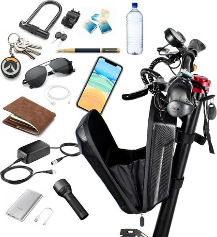 Universal Scooter Bag, EVA Scooter Handlebar Bag, Waterproof Scooters Front Bags for Carrying Charger Tools Repair Tools/Large Capacity/Portable in Kuwait