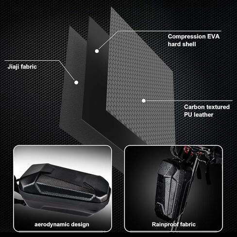 Universal Scooter Bag, EVA Scooter Handlebar Bag, Waterproof Scooters Front Bags for Carrying Charger Tools Repair Tools/Large Capacity/Portable in Kuwait