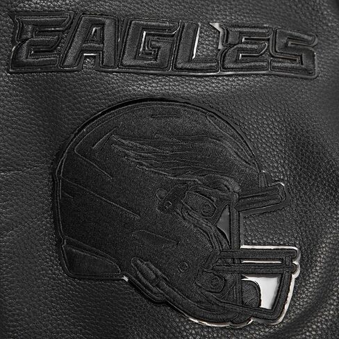 Pro Standard Mens NFL Classic Triple Black Varsity Jacket in Saudi Arabia