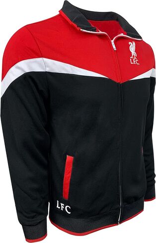 Icon Sports Boy's Liverpool Track Jacket With Zipper Pockets, Youth Sizes, Licensed Liverpool Jacket in Saudi Arabia