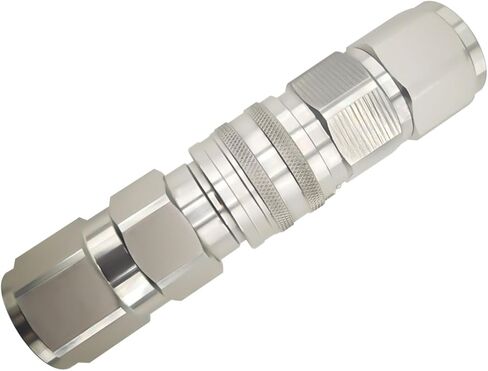 Flat Face High Flow Hydraulic Quick Connect Coupler Set for Skid Steer,3/4" SAE,5/8" Body,Heavy-Duty Carbon Steel Coupling Thread with Dust Cap in Saudi Arabia