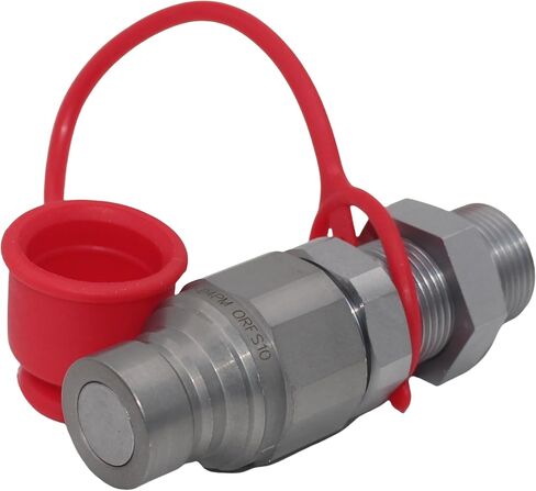 قارنات توصيل هيدروليكية سريعة الوجه مسطحة 1/2 بوصة هيكل 5/8 بوصة ORFS، قطع هيدروليكي سريع رقم 10 حامل انزلاقي التوجيه بحاجز ORFS ISO16028 in Kuwait