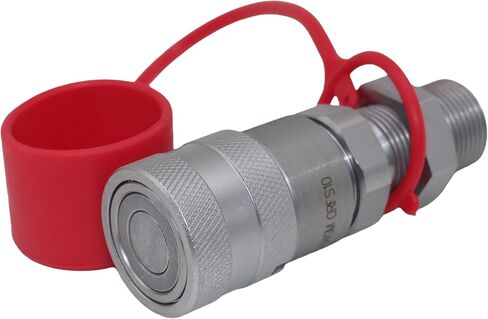 قارنات توصيل هيدروليكية سريعة الوجه مسطحة 1/2 بوصة هيكل 5/8 بوصة ORFS، قطع هيدروليكي سريع رقم 10 حامل انزلاقي التوجيه بحاجز ORFS ISO16028 in Kuwait