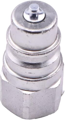 AM37983 Male Hydraulic Quick Connect Coupler 1/4" Body x 1/4" NPT Thread Compatible with JD 140 300 312 314 316 317 400 415 420 X465 X585 X700 X565 X485 X495 X749 X475 X744 X575 X748 4110 4115 in Saudi Arabia