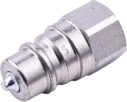 AM37983 Male Hydraulic Quick Connect Coupler 1/4" Body x 1/4" NPT Thread Compatible with JD 140 300 312 314 316 317 400 415 420 X465 X585 X700 X565 X485 X495 X749 X475 X744 X575 X748 4110 4115 in Saudi Arabia