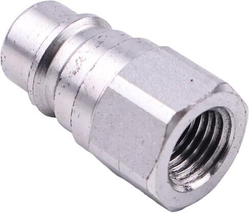 AM37983 Male Hydraulic Quick Connect Coupler 1/4" Body x 1/4" NPT Thread Compatible with JD 140 300 312 314 316 317 400 415 420 X465 X585 X700 X565 X485 X495 X749 X475 X744 X575 X748 4110 4115 in Saudi Arabia