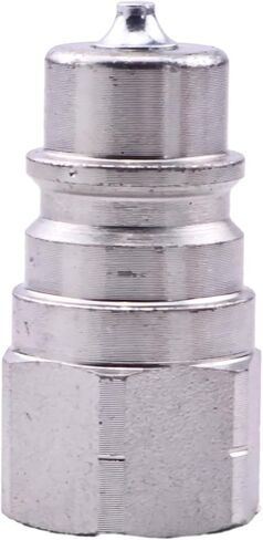 AM37983 Male Hydraulic Quick Connect Coupler 1/4" Body x 1/4" NPT Thread Compatible with JD 140 300 312 314 316 317 400 415 420 X465 X585 X700 X565 X485 X495 X749 X475 X744 X575 X748 4110 4115 in Saudi Arabia