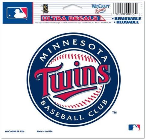 Minnesota Twins Logo Ultra Decal Window Cling in Saudi Arabia
