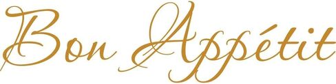 "Bon Appetit Wall Décor Vinyl Decal, Black in Saudi Arabia