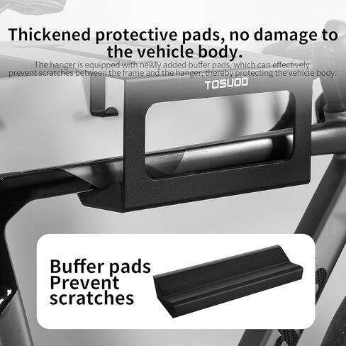 حامل تثبيت على الحائط للدراجة شديد التحمل - سعة 15 كجم (33 رطلاً) للمرآب والداخل | مع رف وخطافات للخوذة والأحذية والمضخة | يناسب الدراجات الجبلية والطرق in Kuwait