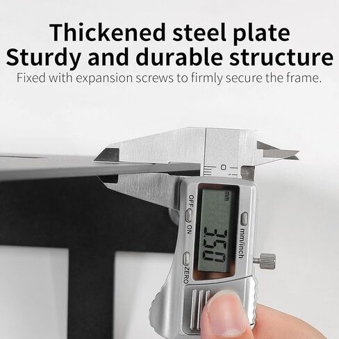 حامل تثبيت على الحائط للدراجة شديد التحمل - سعة 15 كجم (33 رطلاً) للمرآب والداخل | مع رف وخطافات للخوذة والأحذية والمضخة | يناسب الدراجات الجبلية والطرق in Kuwait