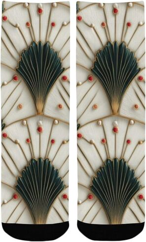 جوارب Vintage Bloom Vibe Red للمشي لمسافات طويلة - جوارب شتوية حرارية سميكة دافئة للأطفال الصغار للأولاد والبنات للمدرسة، والارتداء اليومي والأنشطة الخارجية in Kuwait