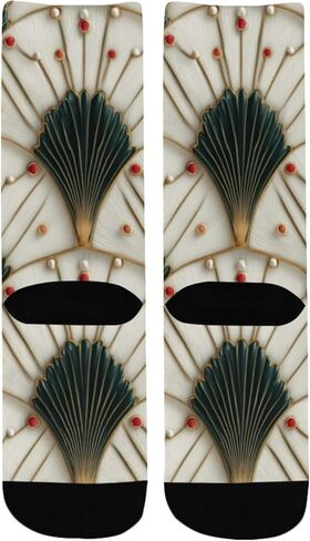 جوارب Vintage Bloom Vibe Red للمشي لمسافات طويلة - جوارب شتوية حرارية سميكة دافئة للأطفال الصغار للأولاد والبنات للمدرسة، والارتداء اليومي والأنشطة الخارجية in Kuwait