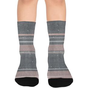 جوارب المشي لمسافات طويلة مطبوعة منقوشة بلون أحمر الخدود - جوارب شتوية حرارية سميكة دافئة للأطفال الصغار للأولاد والبنات للمدرسة، والارتداء اليومي والأنشطة الخارجية in Kuwait