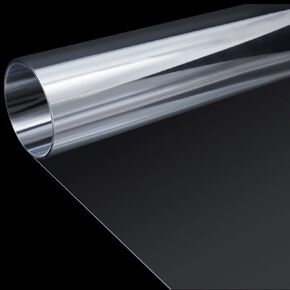 Beeveer 48 x 96 Inch Extra Large PVC Plexiglass Sheets Roll, Transparent Clear Flexible Plastic Sheet for Craft, Picture Frames, Sign Blank, DIY Display Project, Protective Barriers in Kuwait