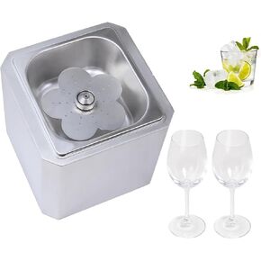 صقيع زجاجي سريع سريع من ثاني أكسيد الكربون، مبرد موفر للطاقة والمساحة، مع أضواء نيون، يمكن تجميد الكوب بسرعة إلى -45 درجة مئوية، صقيع لمدة 6 ثوانٍ، للحانات والنوادي الليلية والحانات والمطاعم والفنادق in Kuwait