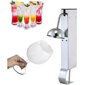 Glass Froster Chiller - Instant 6s Cup CO2 Glass Chiller for Wine, Beer, Cocktail, Champagne, Mixed Drinks, Juice - Perfect for Home Bartenders in Kuwait