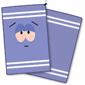 منشفة جولف ساوث بارك تويلي غير مغناطيسية، 60.96 سم × 40.64 سم، منشفة تنظيف من الألياف الدقيقة فائقة الامتصاص، قطعة قماش تنظيف منسوجة على الوجهين مع مشبك - ملحق جولف مرخص رسميًا in Kuwait