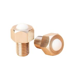 YK312/313 Stainless Steel Conveyor Ball Transfer Unit Bearing Hex Head Stud Type *10pcs(YK312,M8) in Kuwait