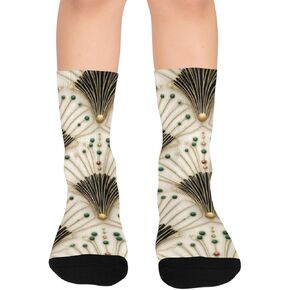 جوارب أنيقة للمشي لمسافات طويلة من Fan Art - جوارب شتوية حرارية سميكة دافئة للأطفال الصغار للأولاد والبنات للمدرسة، والارتداء اليومي والأنشطة الخارجية in Kuwait