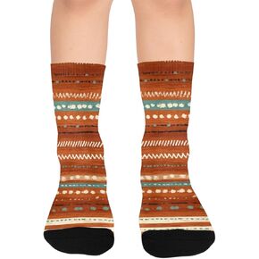 جوارب للمشي لمسافات طويلة من نسيج الصحراء - جوارب شتوية حرارية سميكة دافئة للأولاد والبنات الصغار للمدرسة، والارتداء اليومي والأنشطة الخارجية in Kuwait