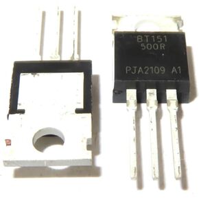 BT136 139 151-600D 500C 152-400R 500R في الخط TO-220 ترياك أحادي الاتجاه 5 قطعة (BT151-500R) in Kuwait